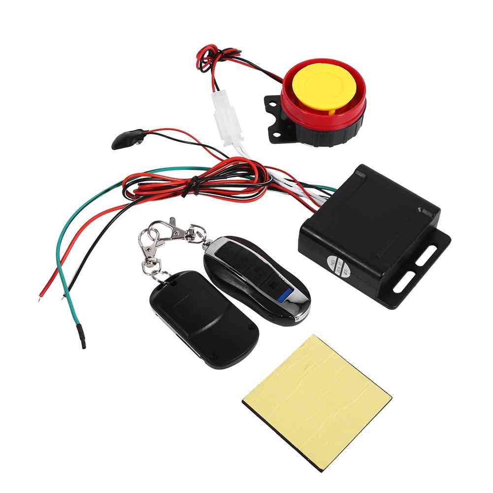 Motorcycle Bike Smart Alarm, Remote Control Anti-theft Security System