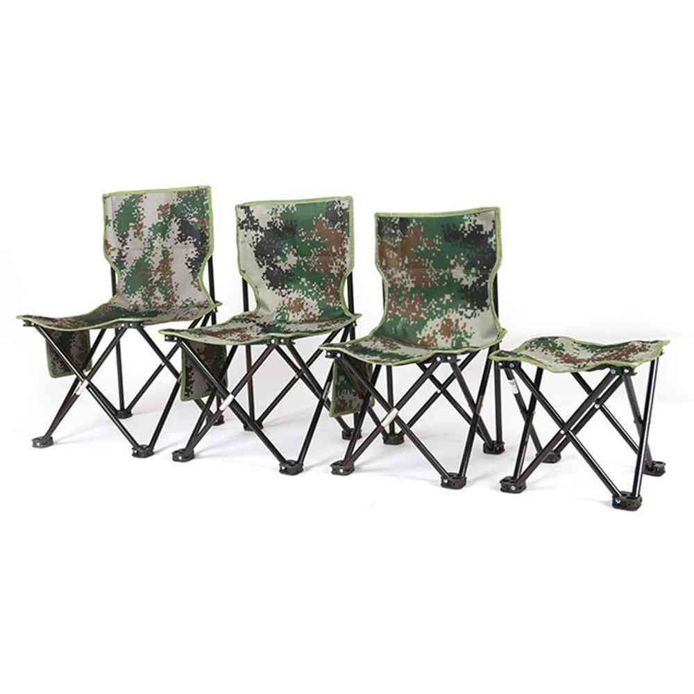 Foldable Four Corners Chair/camouflage Outdoor Stool