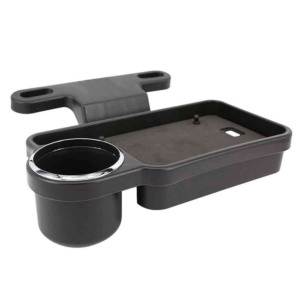 Car Seat Debris Box, Snack Storage Bag, Water Cup & Dining Table Car Seatback Storage