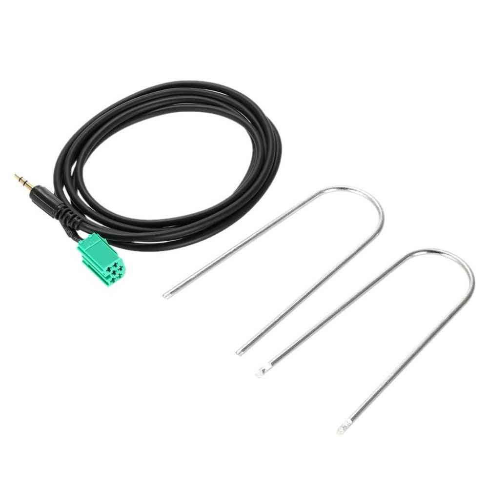 Car Aux Stereo Audio Line Input Adapter Cable With Removal Tool