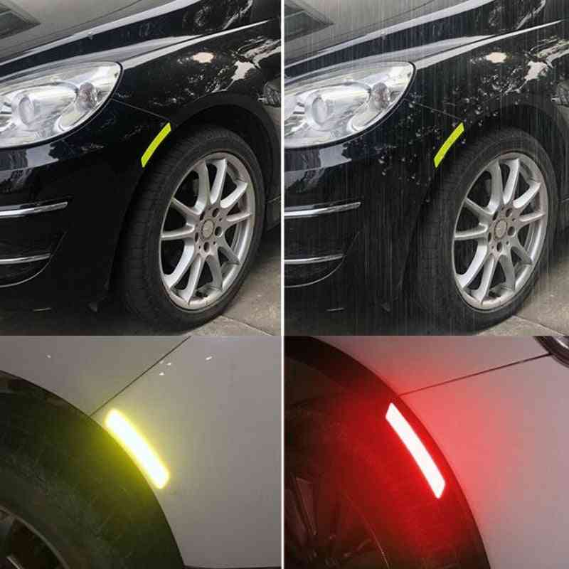 Car Wheel Rim Eyebrow Reflective Warning Strip Stickers