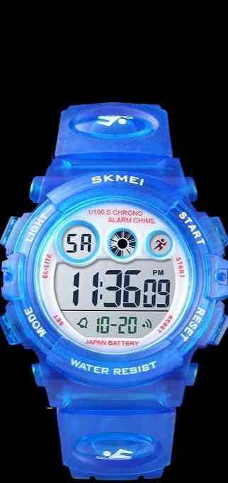 Zegarek sportowy dla dzieci, wodoodporny, cyfrowa dioda LED