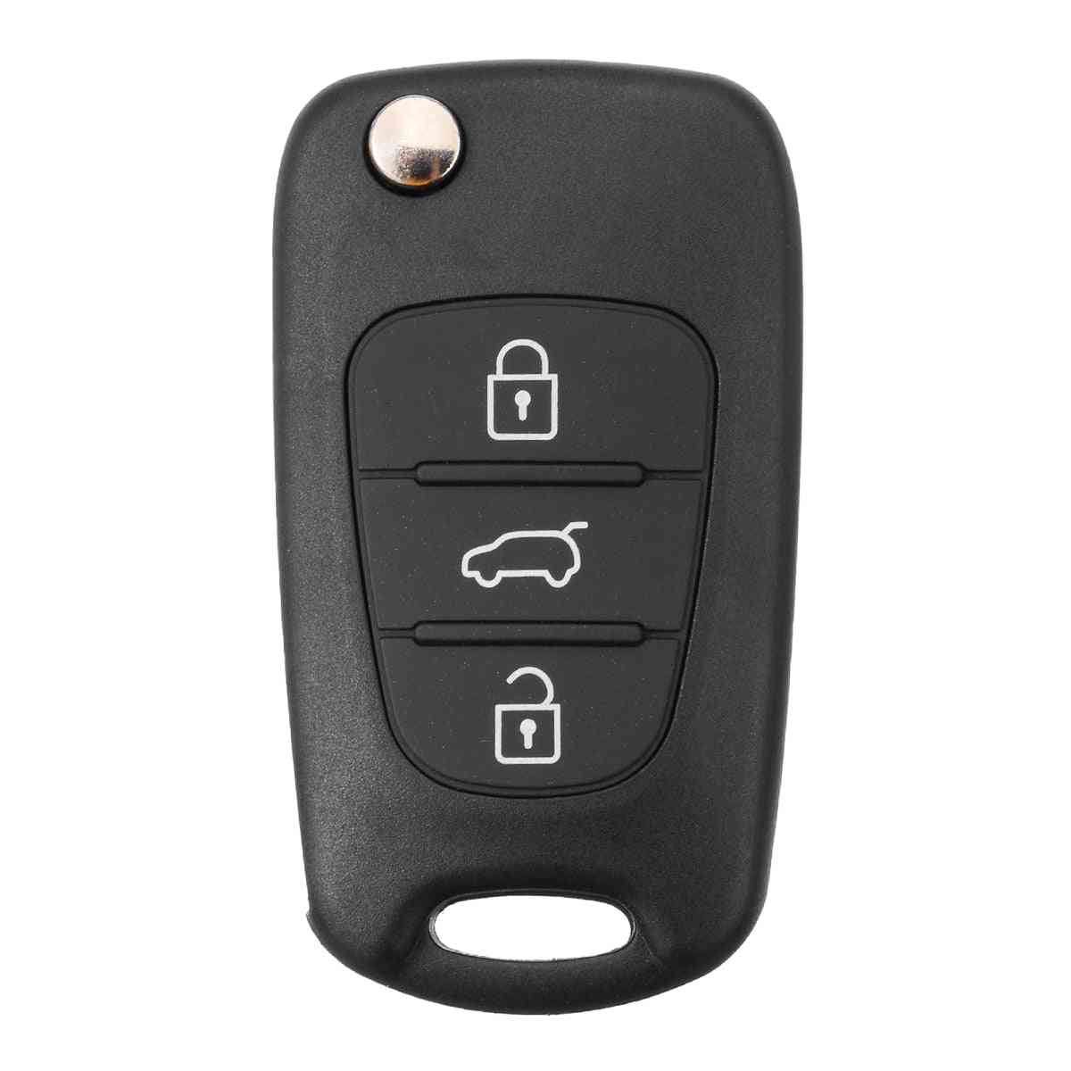 Button Car Key Cover Case, Remote Fob Shell Accessories