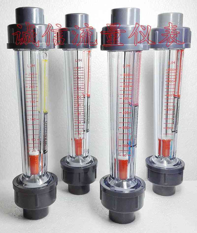 Connector Lzs-15 Plastic Tube Liquid Water Rotameter Flow Measuring Instruments