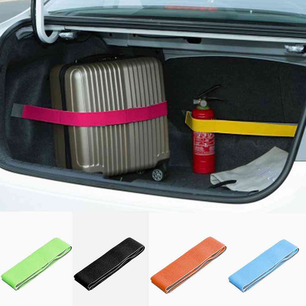 Car Trunk Storage Device Hook And Loop Strong Fixed Straps Anti-drop Magic Stickers