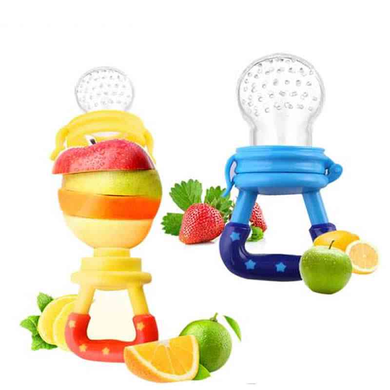 Baby Pacifiter Fruit Vegetable Feeder, Toddler Feeding Nipple Soother