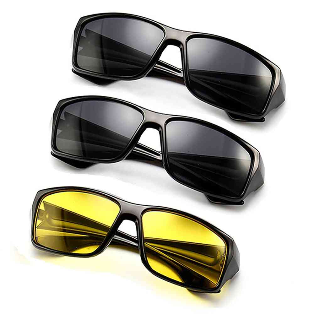 Unisex sluneční brýle, noční řízení řidiče, jízda na zrcátku, ochrana proti UV záření