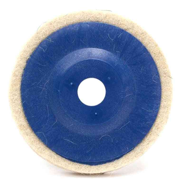 Wool Polishing Pads Buffing Angle Grinder Wheel Felt Polishings Disc Pad Set
