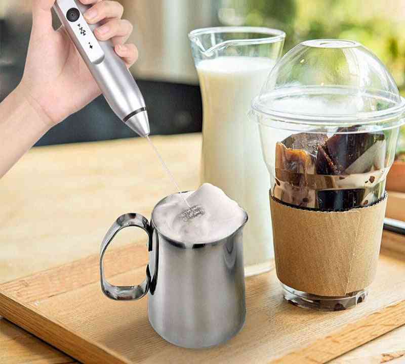 Electric Milk Maker For Coffee, Latte, Cappuccino & Chocolate Durable