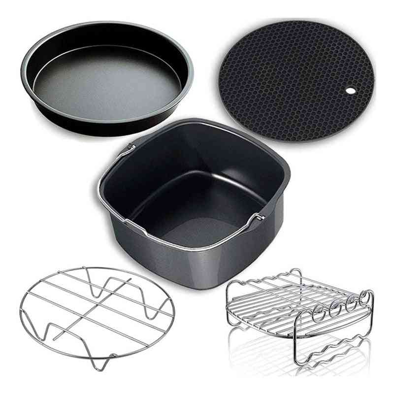 Cake Pizza Cage Steaming Frame Grill Insulation Pad For All Airfryer