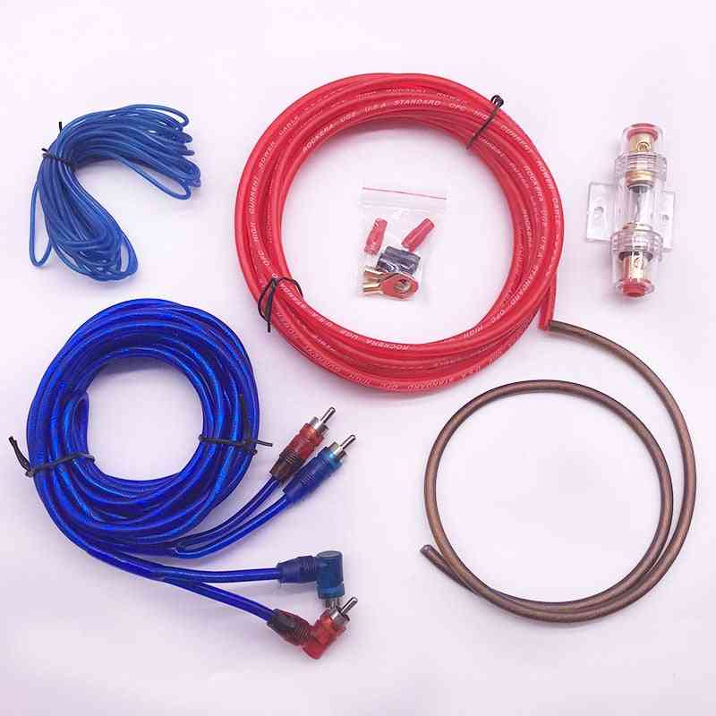 Audio Speakers Wiring Kits, Cable Amplifier Subwoofer Speaker Installation Wires Kit