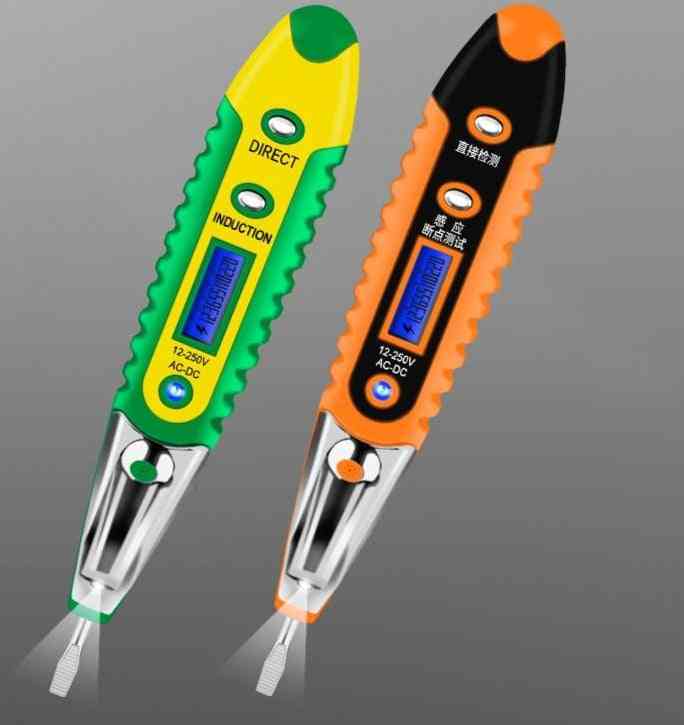 Multi Digital Test Pencil Tester, Electrical Screwdriver Lcd Display Voltage Detector-test Pen