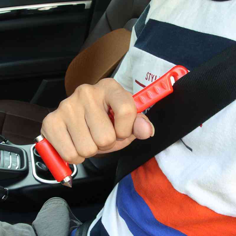 Mini Safety Hammer/multifunction Seat Belt Cutter