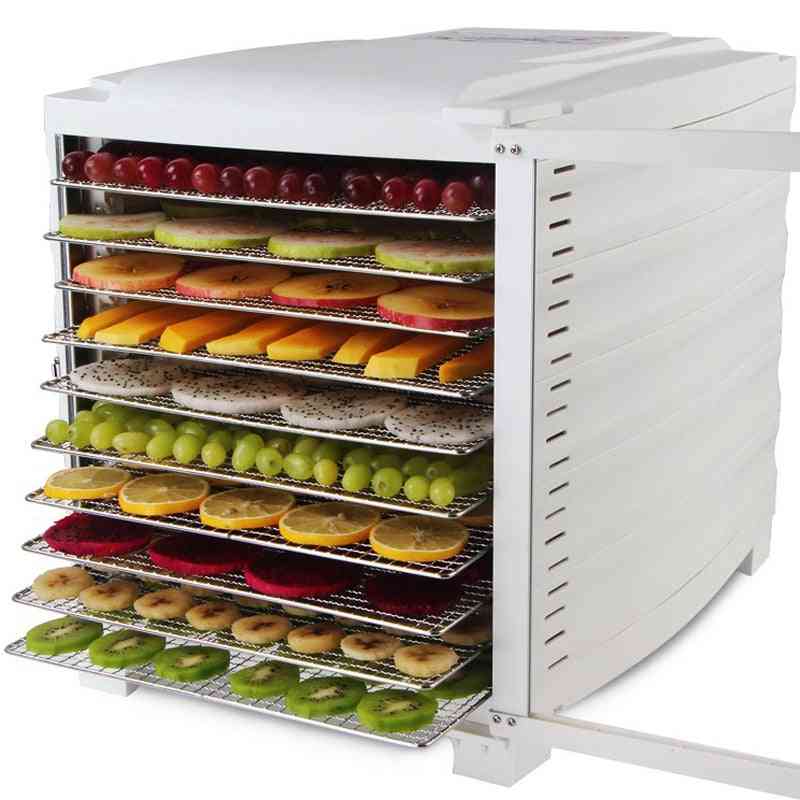 Rozsdamentes acél élelmiszer-szárító háztartási dehidratált zöldség hús száraz gép