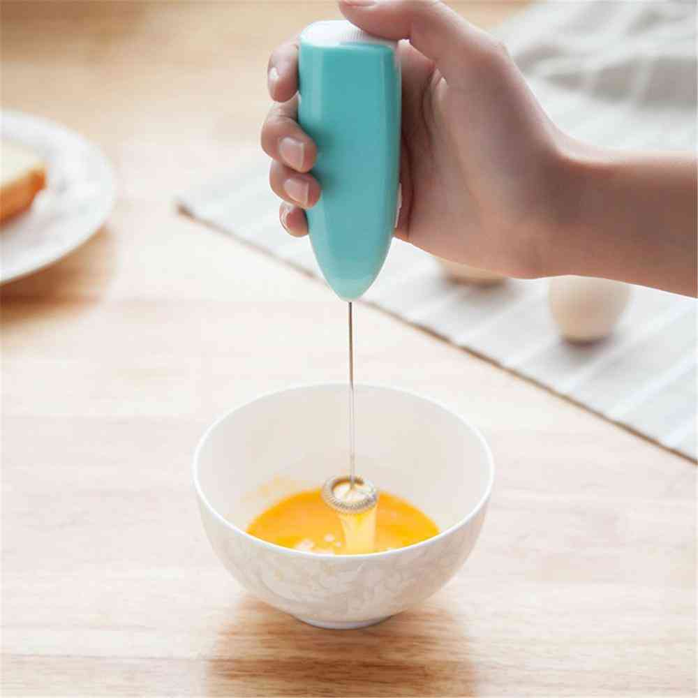 Milk Drink Coffee Whisk Mixer Electric Egg Beater, Mini Handle Cooking Tool