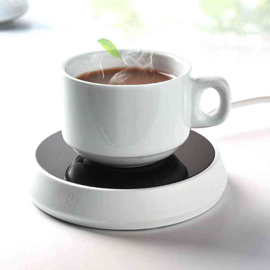 Control táctil temperaturas constantes taza eléctrica calentador de tazas de café
