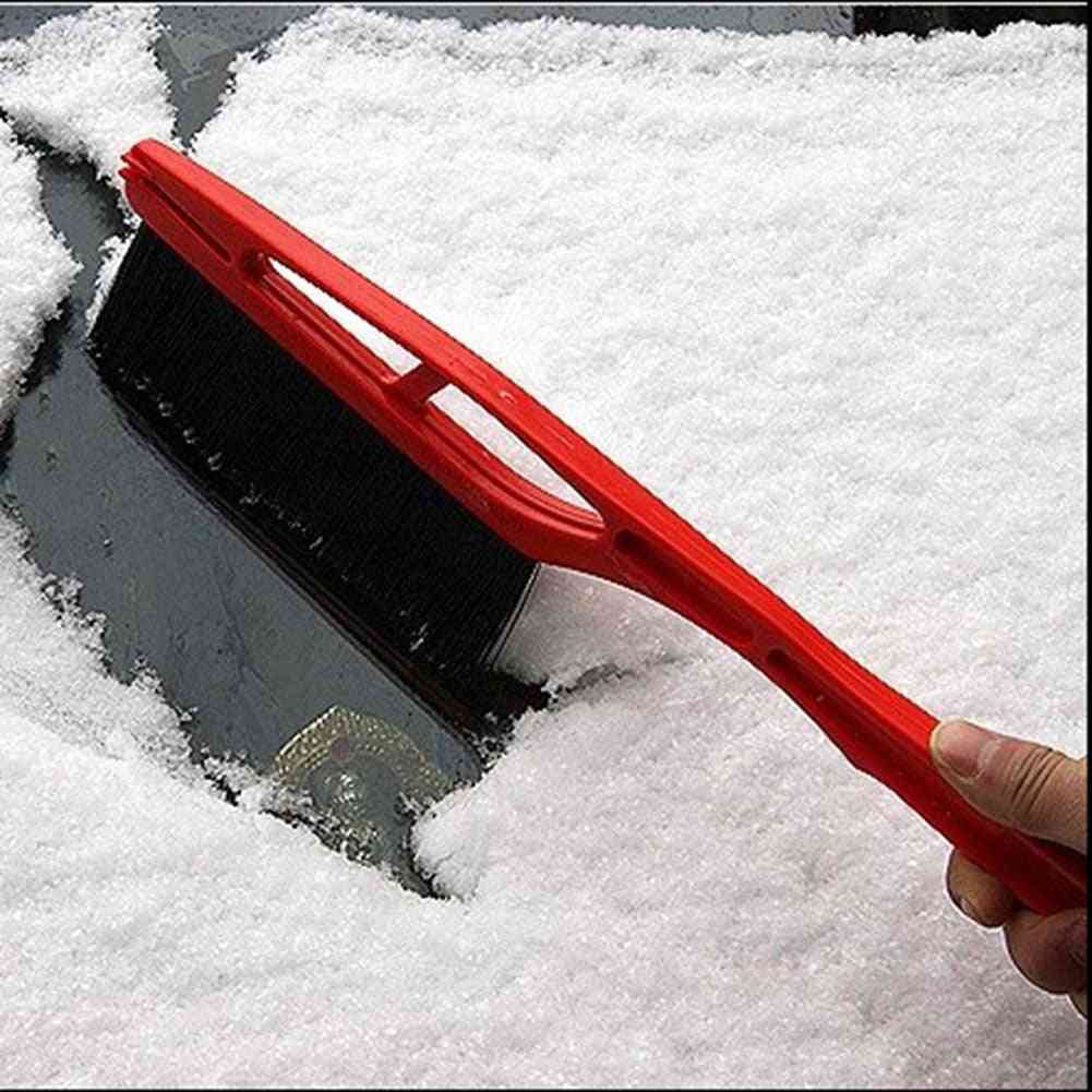 2-in-1 Car Ice Scraper Snow Remover Shovel Brush
