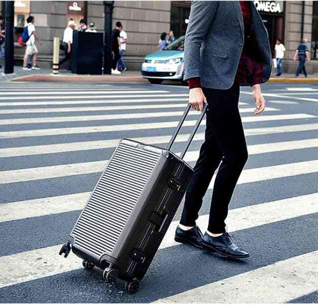 Aluminum Frame Hardside Suitcase On Wheel Travel Bags