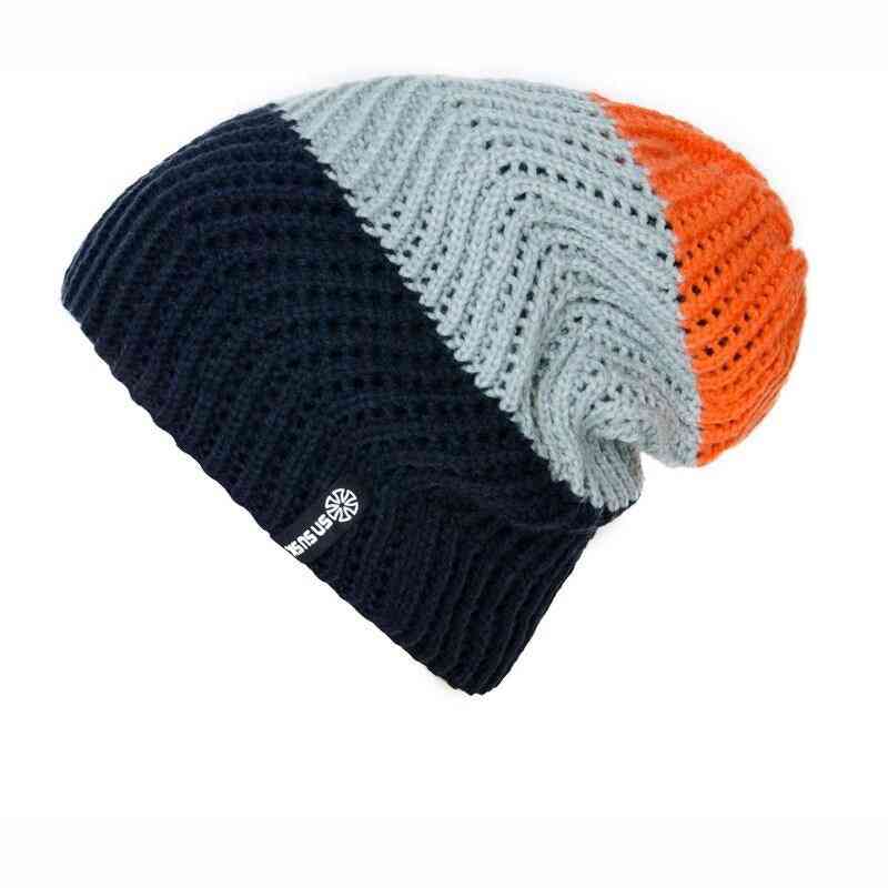 Snowboard vinter hatte, vindtæt skiløb varm motorhjelm strik hat