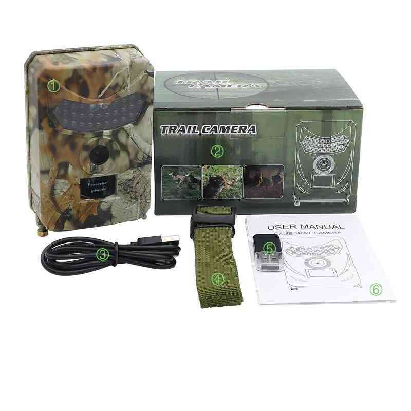 Câmera de caça externa para detector de animais selvagens, hd de trilha, sensor de monitoramento