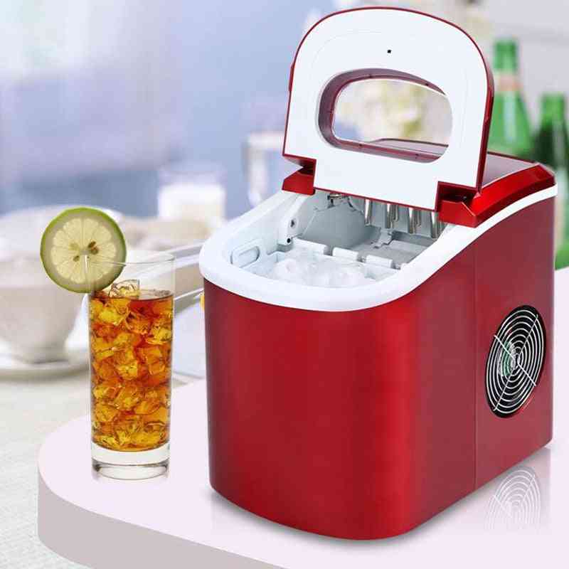 Mini Automatic Electric Ice Machine, Portable Bullet Round Making