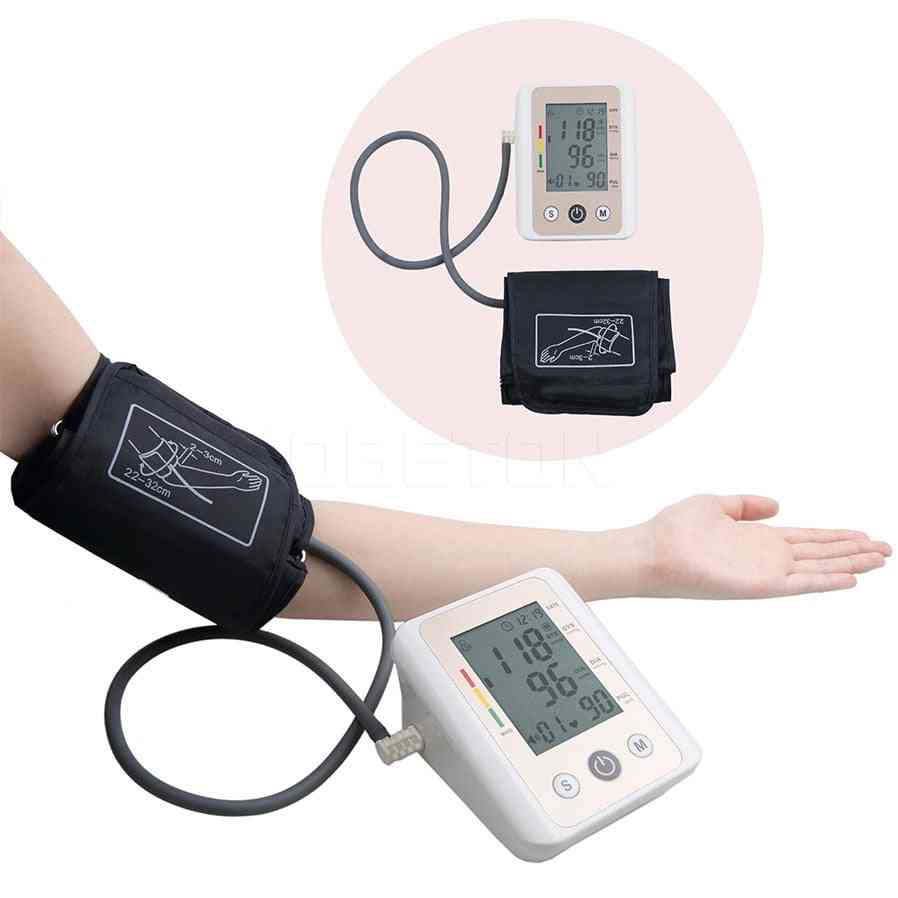 Lcd monitor ciśnienia krwi dla dorosłych i mankiety