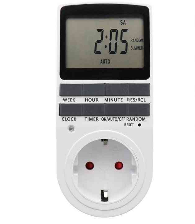 Elektronički digitalni prekidač za tajmer utikač kuhinja timer utičnica sat programibilna vremenska utičnica