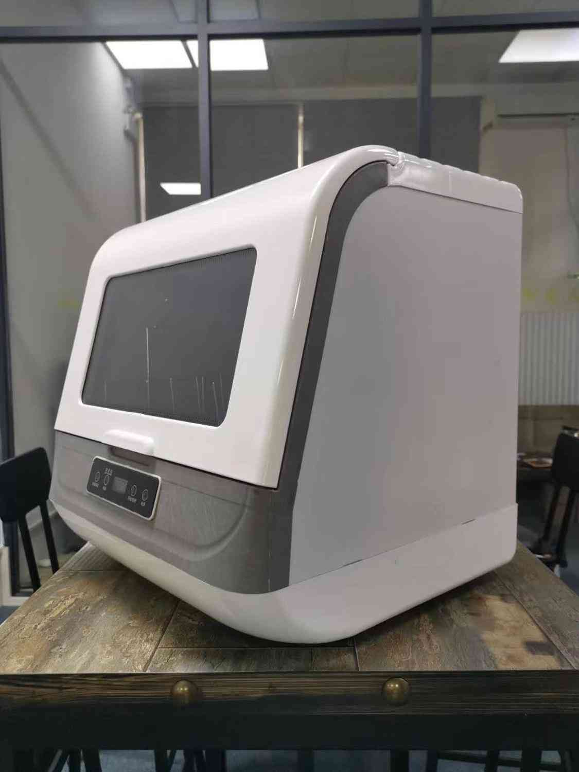 Escritorio doméstico automático pequeño gabinete de desinfección máquina inteligente de lavavajillas