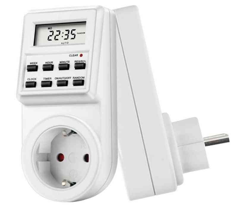 Digital Weekly Programmable Electrical Wall Plug-in Power Socket
