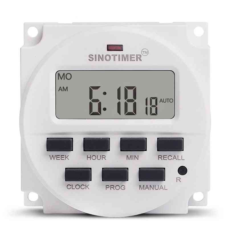 Lcd Digital Display Programmable Timers Switch Control Timer With Countdown