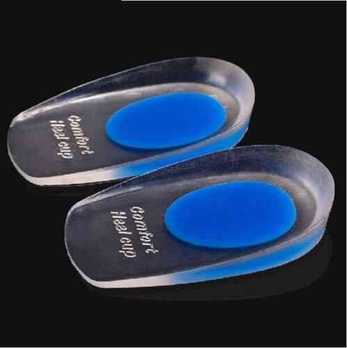 1 Paar weiches Einlagenpolster aus Silikongel für die Fußpflege mit Fersensporn