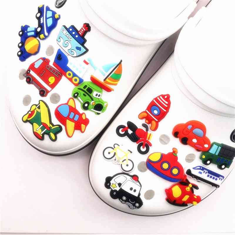 Means Of Transportation Model Shoe Charms Decoration Accessories