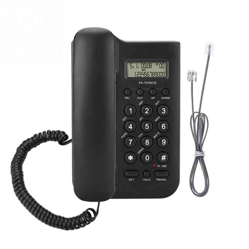 Kx-t076 domowy hotelowy przewodowy telefon ścienny biurowy telefon stacjonarny