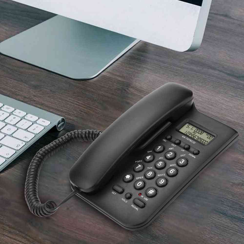 Kx-t076 domowy hotelowy przewodowy telefon ścienny biurowy telefon stacjonarny