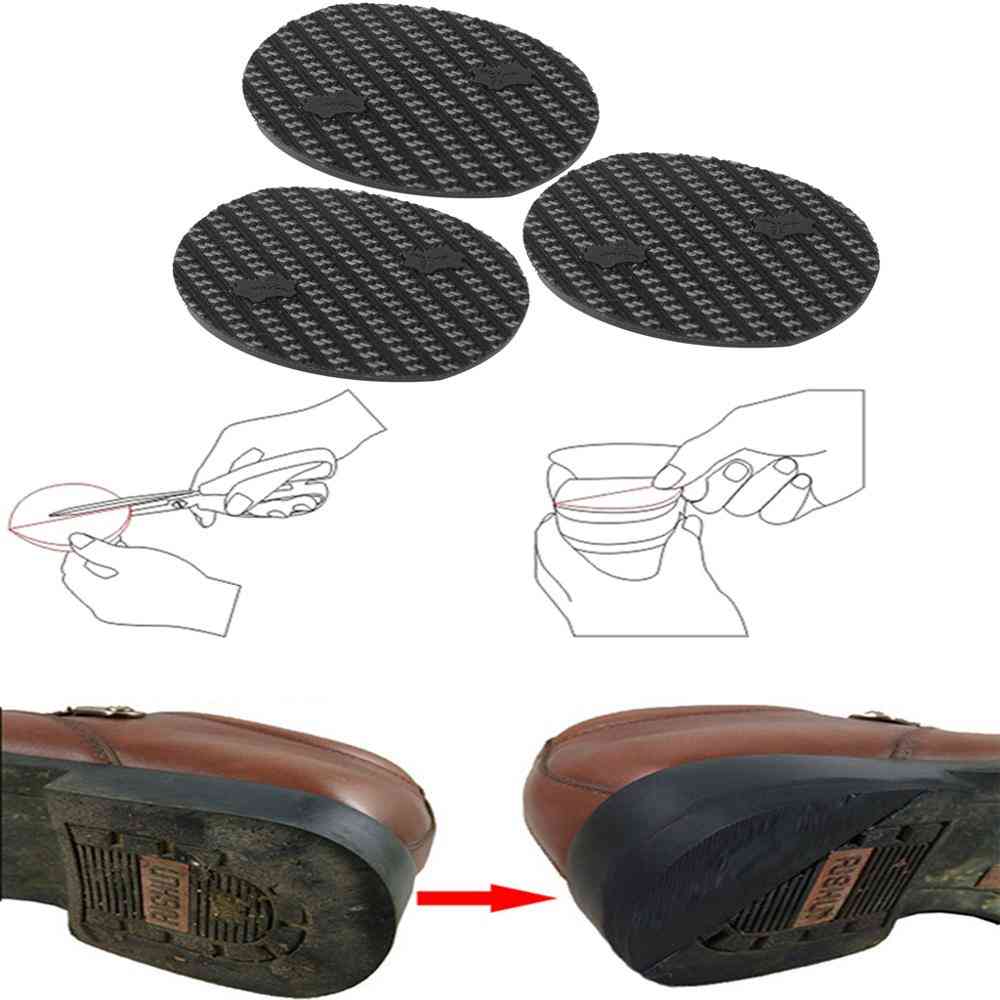 Anti Slip Diy Thicken Rubber Outsole Heel Soft Repair Pad