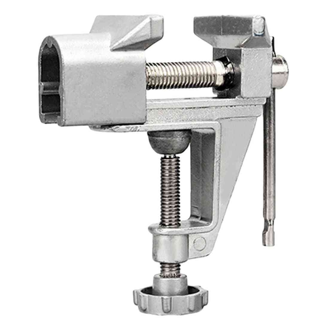 Machine Bench And Screw Vise, Mini Table Clamp For Craft Mould Fixed Repair Tool