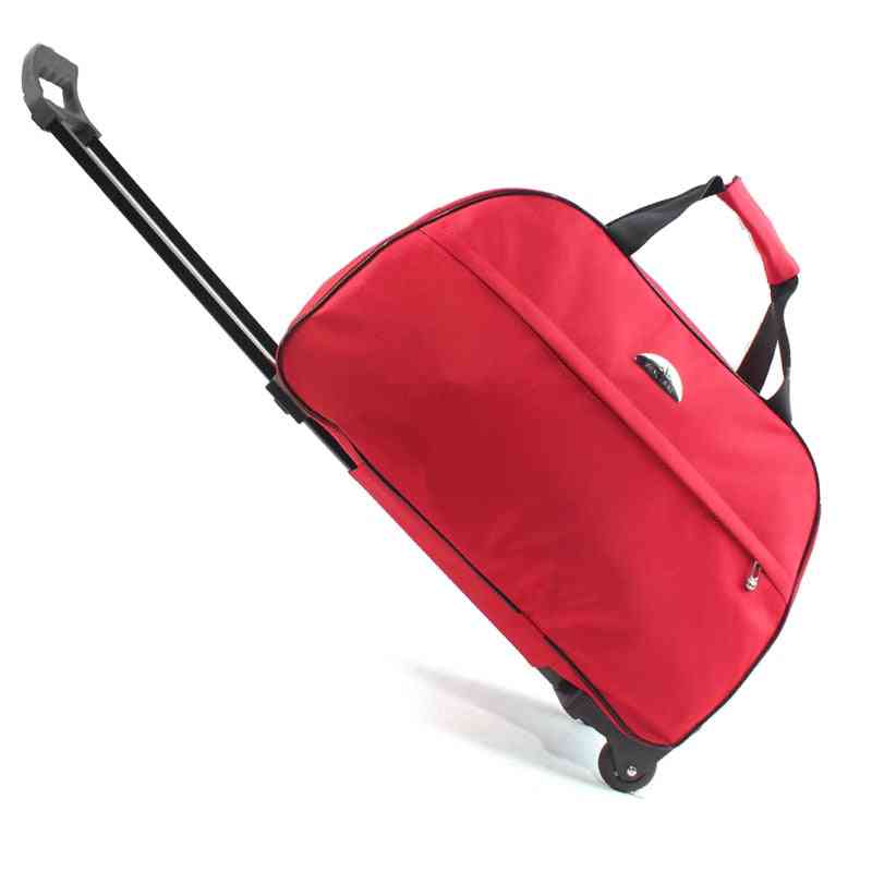 Oxford Rolling Luggage Bag / Travel Suitcase With Wheels