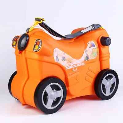 Motorcycle Shape Rolling Luggage Suitcase For Kids