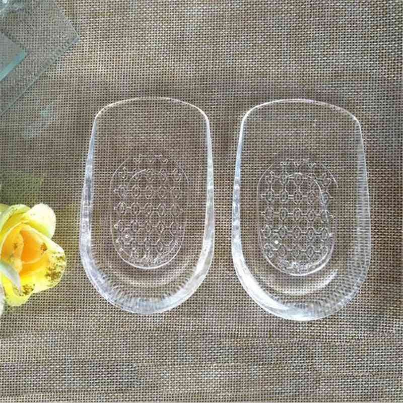 Silicon Gel Insoles Back Pad Heel Cup For Calcaneal Pain