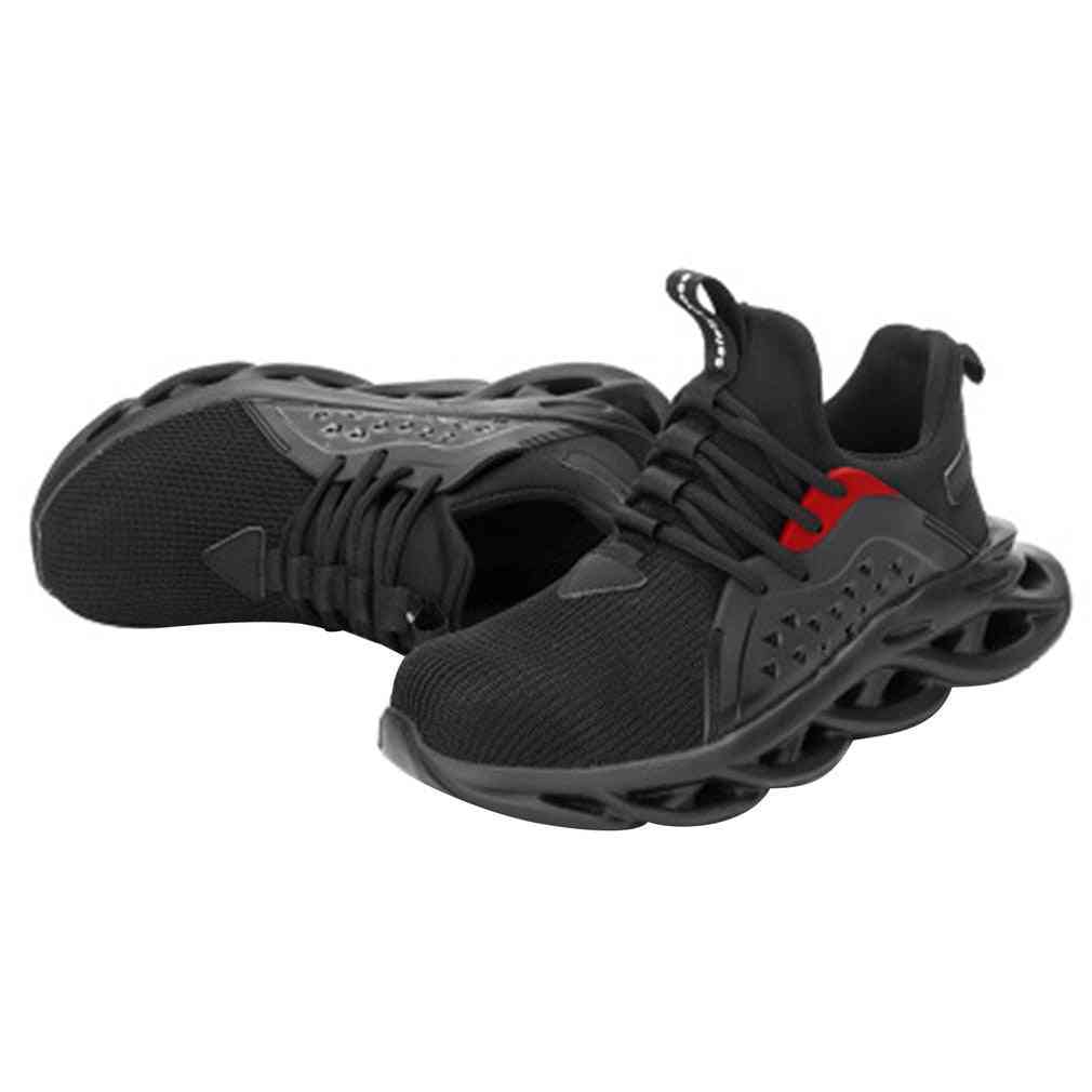 Safety Steel Toe Cap Trainers Breathable Lightweight Rubber Sole