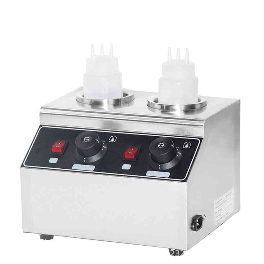 Electric Sauces Warmer Commercial Bottle Hot Cheese Chocolate Heater Stainless Steel Topping Dispenser (fy-qk-2)