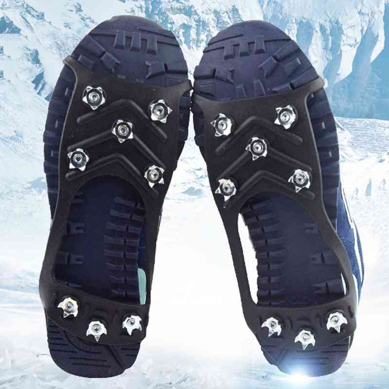 Anti-skid Snow Ice Crampon Climbing Cleats  Shoe Spikes Grips