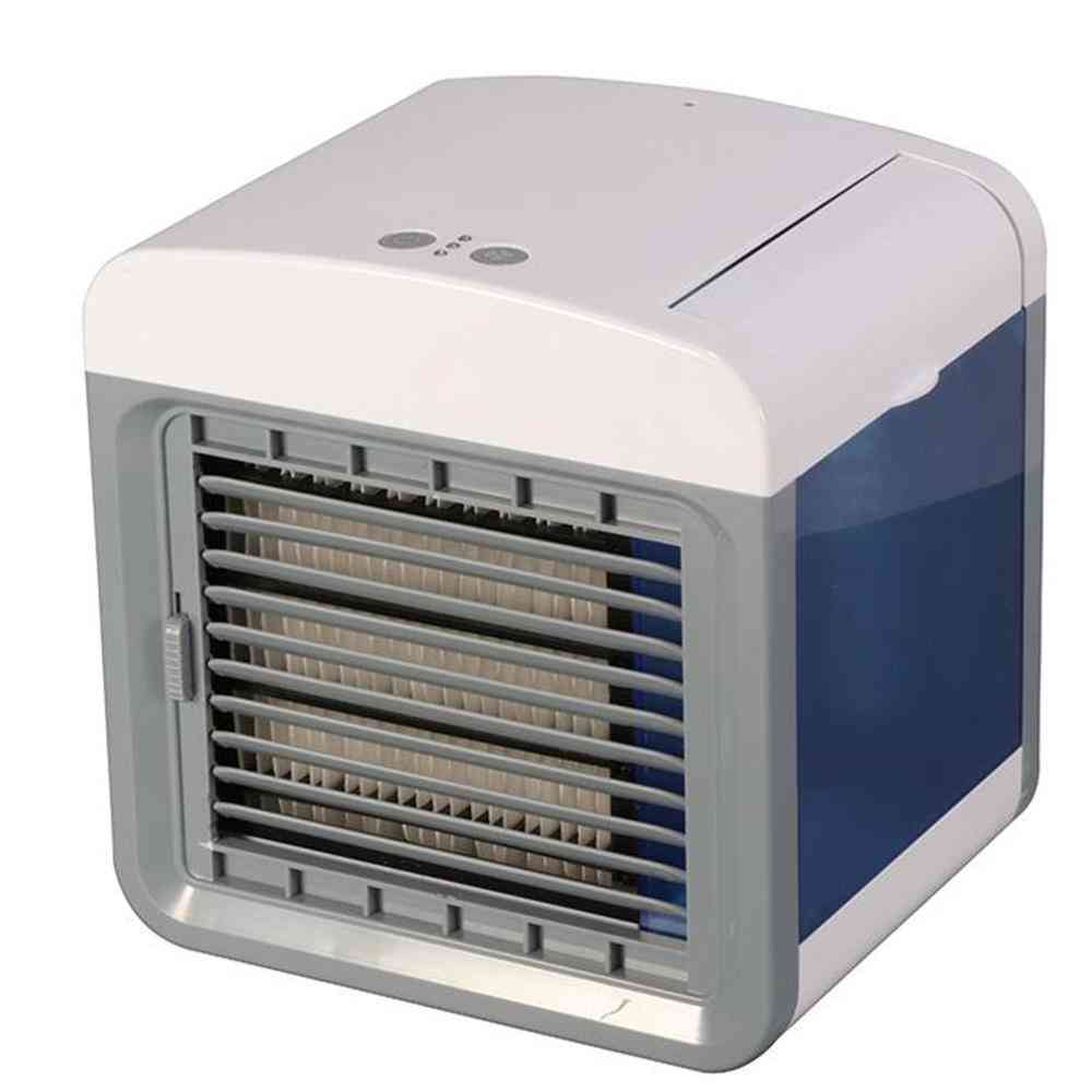 Mini enfriador de aire eléctrico para habitación, ventilador acondicionador portátil
