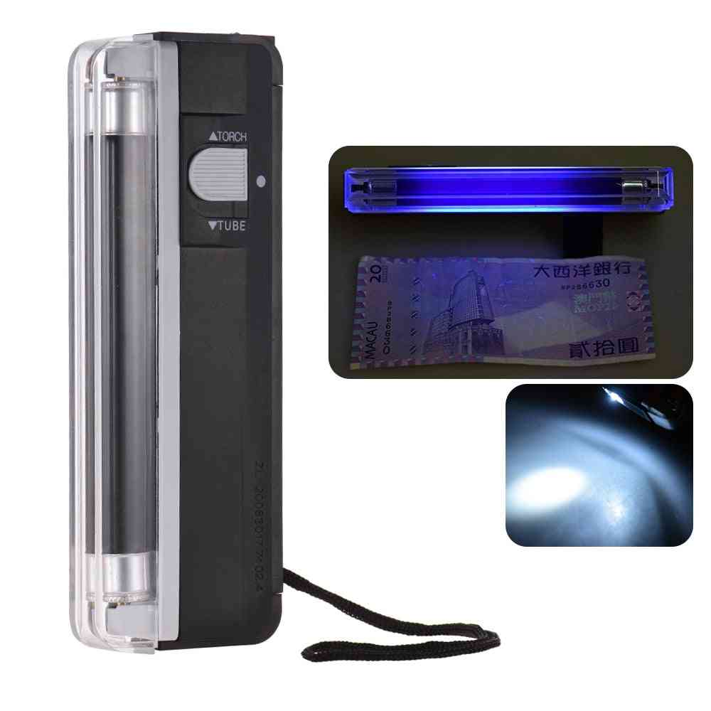 Mini Counterfeit Cash Currency Banknote Bill Checker, Tester, Money Detector With Uv Light