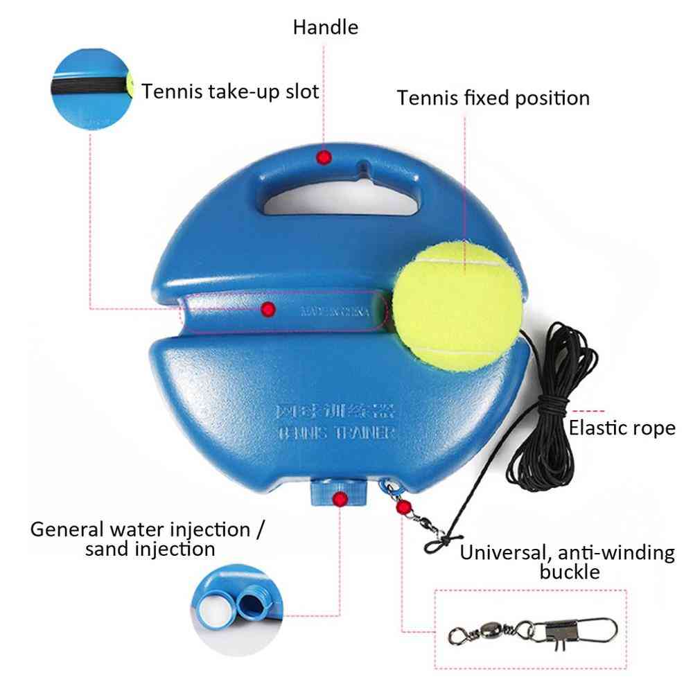 Self-learning, Single Tennis Training Device With Ball