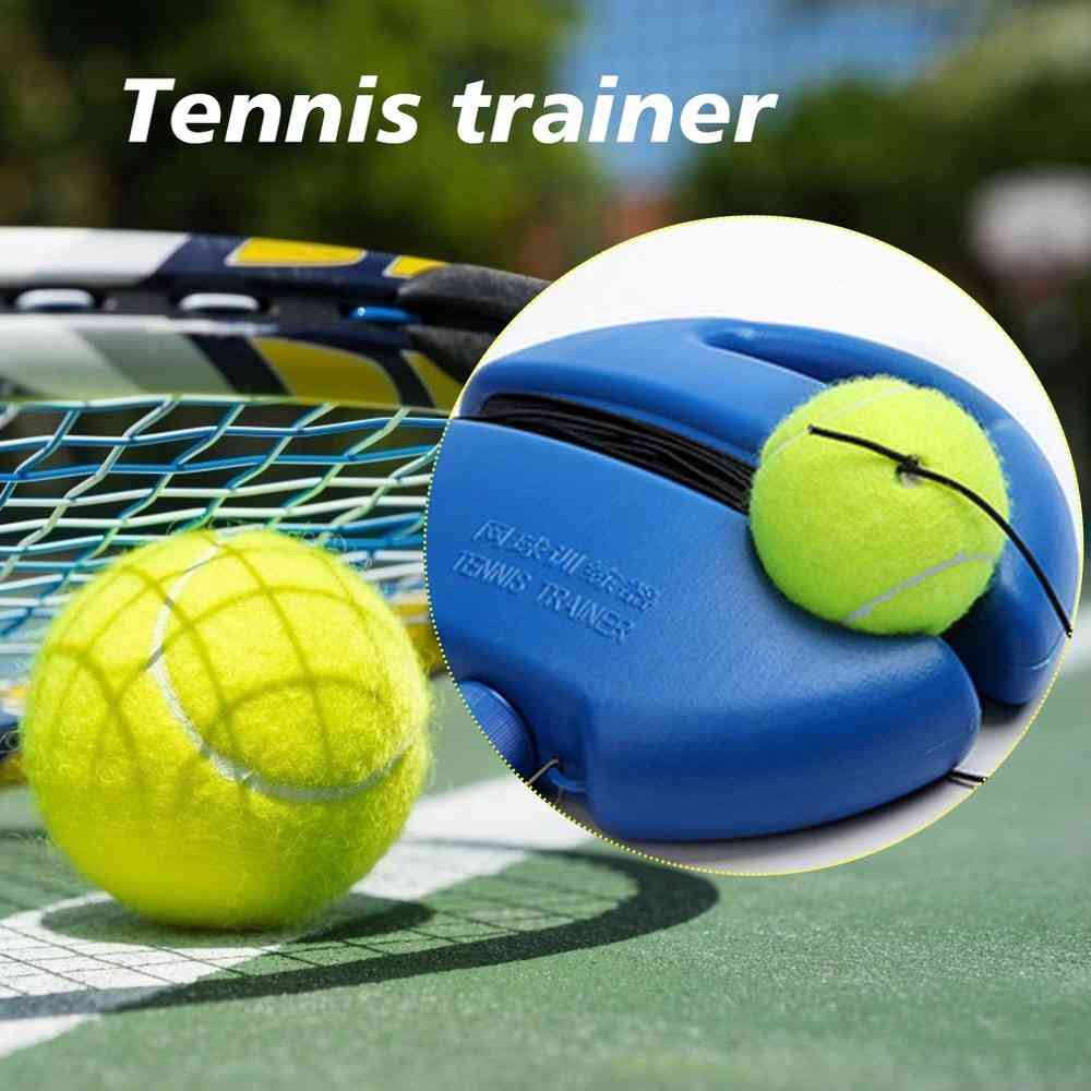 Självlärande, enkel tennis träningsapparat med boll