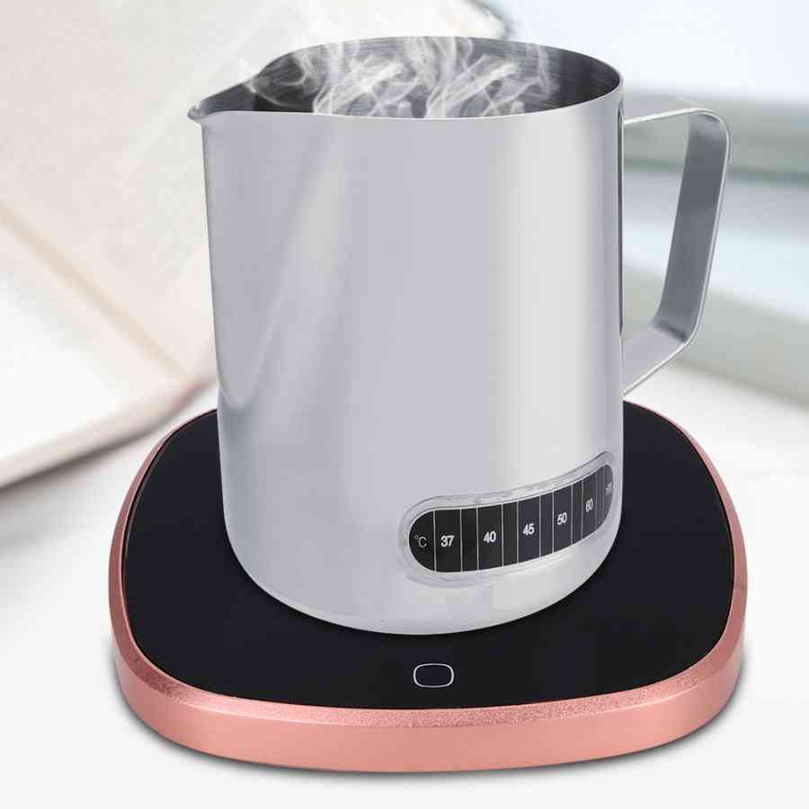 Household Mini Cup Warmer Heated Mug, Coasters Electric Touch Heater, Thermostat Warm Mat