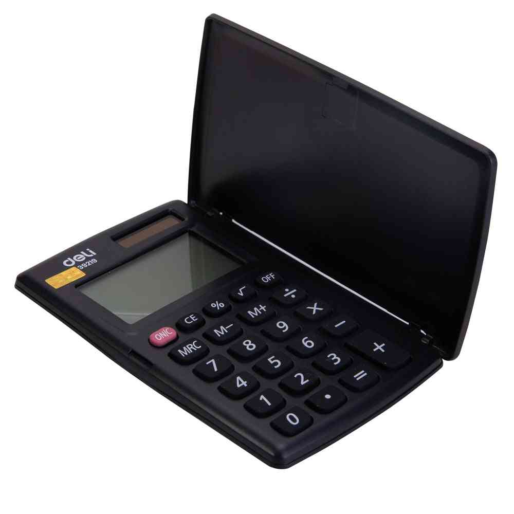 Mini calculadora solar dual power de 8 dígitos con pantalla lcd