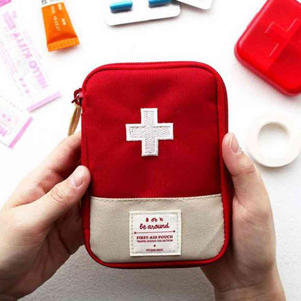 Bolsa portátil de primeiros socorros para medicamentos de emergência