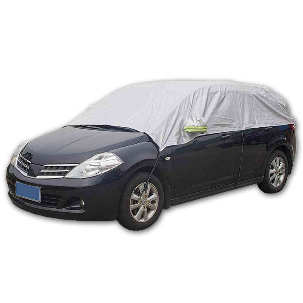Half Car Cover, Sun Uv Snow Dust Rain Resistant Durable Covers